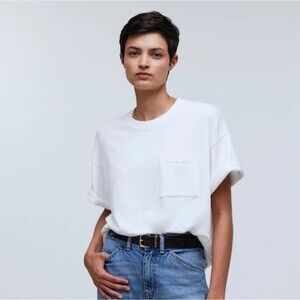 Madewell Garment-Dyed Oversized Pocket Tee